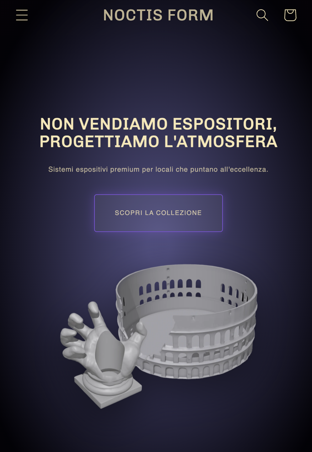 Noctis Form — vista principale